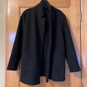 Love Tree black oversized coat